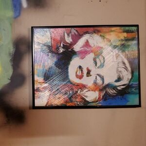 Expressive Red and Pink Expressionist Painting